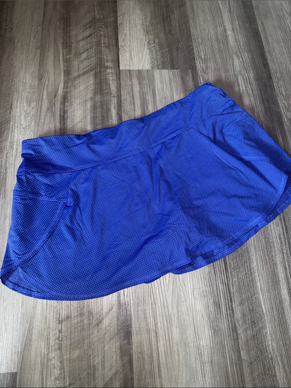 Lucky in Love tennis skirt skort blue athletic XL 16 women’s dots short golf